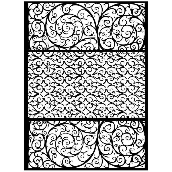 Rolling Mill Pattern, Wrought Iron (5” X 7”) by RMR