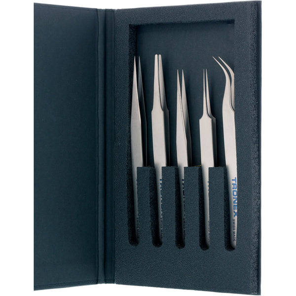 Tweezers - Tronex Titanium TWEEZER KIT INCLUDING STYLE 1, 2A, 3C, 5, 7
