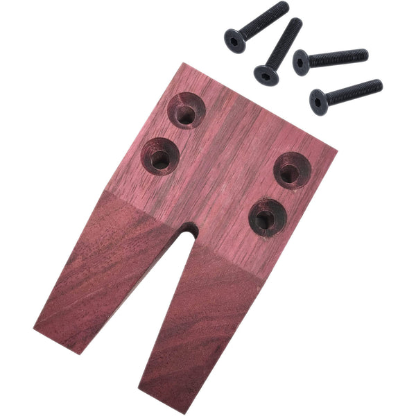 Jayne Redman - Purple Heart Wood Mini Bench Pin