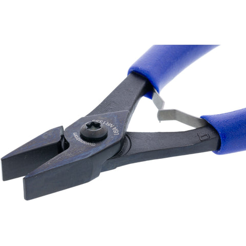 Pliers - Flat Nose, Heavy-Duty, Smooth Jaw, Long Ergonomic Handle (Swanstrom NR1333)