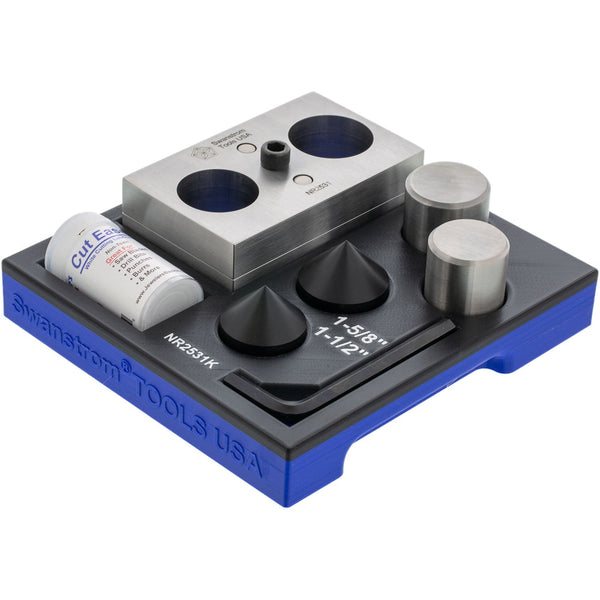 Swanstrom - Disc Cutter, Round Inch, 1.5” and 1.625”  for use in a Hydraulic Press