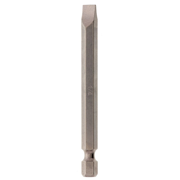 Bit - Electroless Nickel Plated, Slotted, 3” Long, ¼”