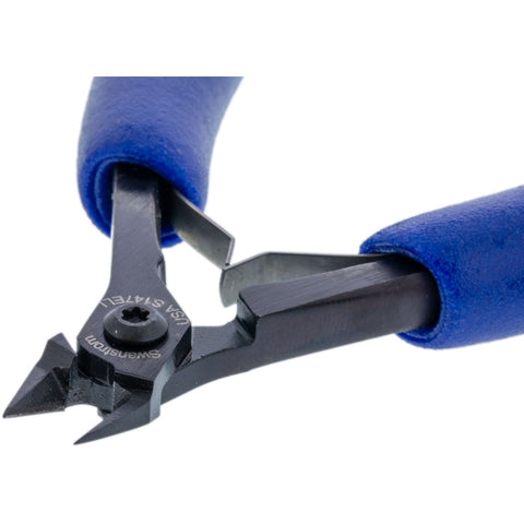 Swanstrom S147ELI Small Tapered Relieved Head Flush Cutter with Long Ergonomic Handle