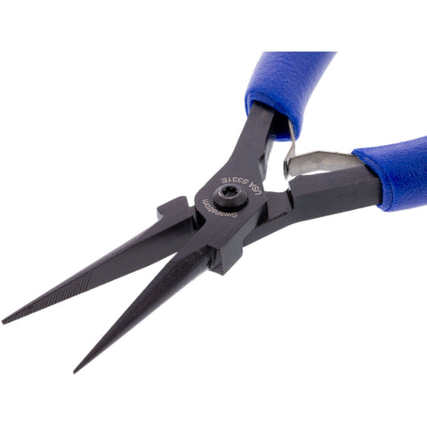 Swanstrom S331E Midsize Needle Nose Pliers with Serrated Jaw &amp; Ergonomic Handle