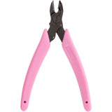 Cutters - Xuron® Oval Head Micro-Shear® Flush, Lead Retainer (9100F) - Blue or Pink Grips