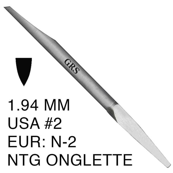 GRS - #2 Hss Onglette Graver (ntg) 1.94 mm