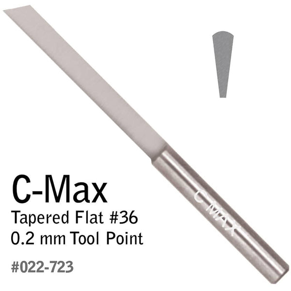 GRS - #36 C-max Carb. Tapered Flat 0.2mm