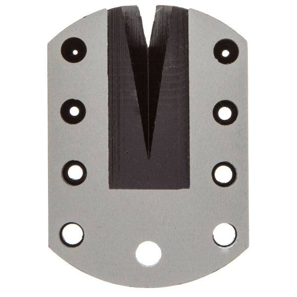 Flat Smooth Hardened Oblong Anvil with 9 Holes and 5 Slots