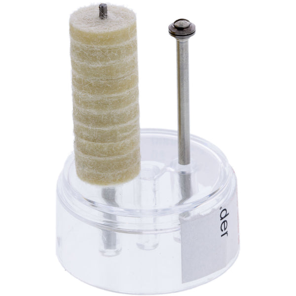 Filzräder Mega-Gold m. Mandrell (10 m. Mandrell)