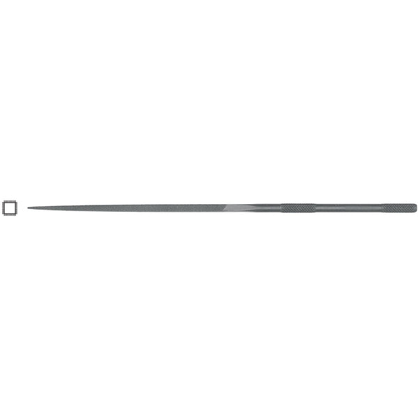 Grobet USA Swiss Pattern 16cm Square Needle File, Cut 0