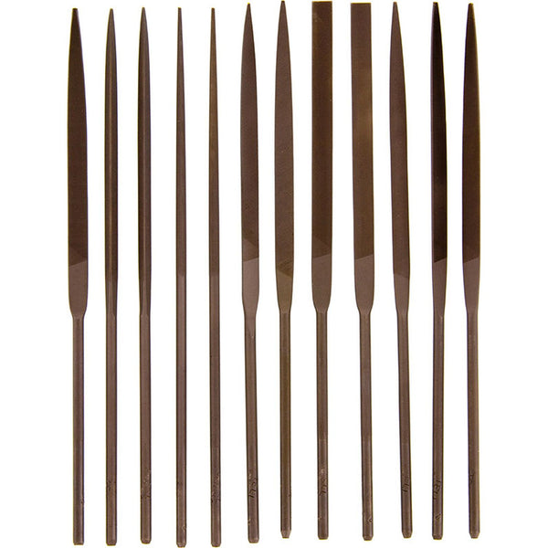 Grobet USA File Set, Tell Needle Set of 12