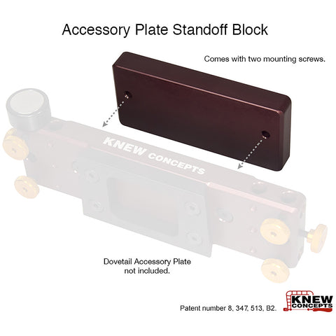 Knew Concepts Accessory Plate Standoff Block