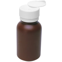 Menda - Lasting-Touch, Brown Round HDPE, 8oz