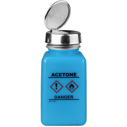 Menda - One-Touch, HDPE Durastatic Blue Bottle, GHS Label, Acetone Printed, 6oz