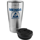 Menda - Drinking Cup, Stainless Steel w/Screw-on Lid, 16oz