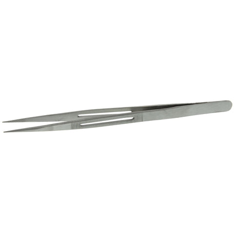 Tweezers - Sharp Point With Slot In Handle, Diamond, 6”