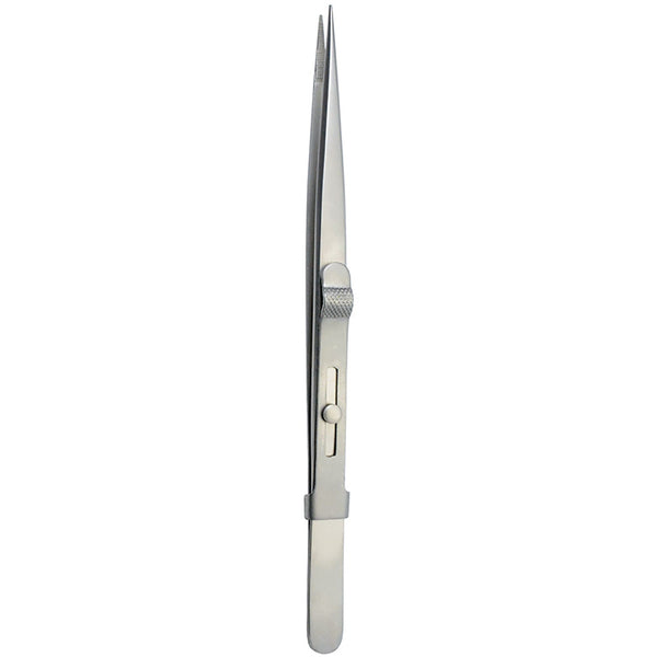 Jeweler's Basics® - Diamond Tweezer, Slide Lock, Fine Points (Economy) 6.25”