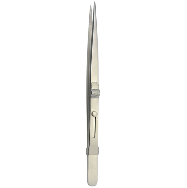 Jeweler's Basics® - Diamond Tweezer, Slide Lock, Medium Points (Economy) 6.25”