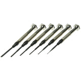 Screwdriver Set, Slotted, 6 Pc