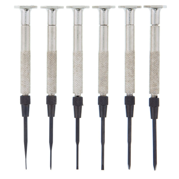 Screwdriver Set, Slotted, 6 Pc