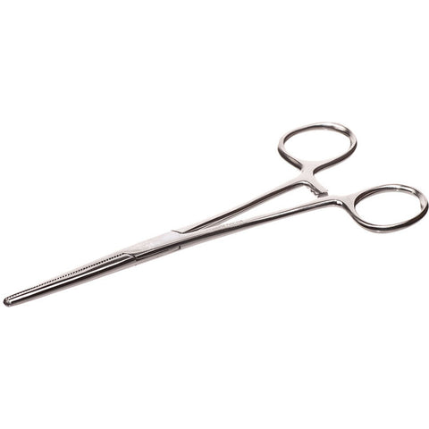 Forceps - Straight, Stainless Steel, 6.25”