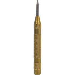 Center Punch - Automatic, Brass Body, 5”