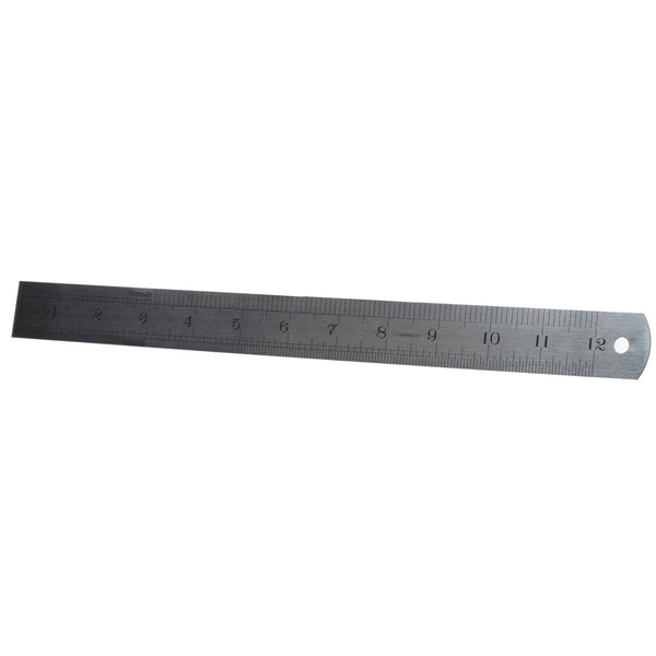 Ruler - Steel, In Pouch, 12”