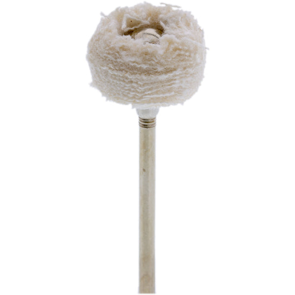 FlanellBuff Ø 15x6mm, mont.