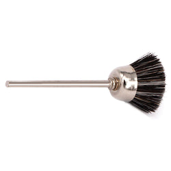 ORO - Cup Brush, Grey Goat Hair,12 mm dia., 9.5mm l, 2.35mm (12 pk)