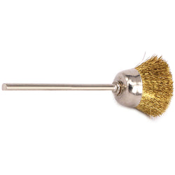 ORO - Cup Brush, Brass Wire,12 mm dia., 9.5mm l, 2.35mm (12 pk)