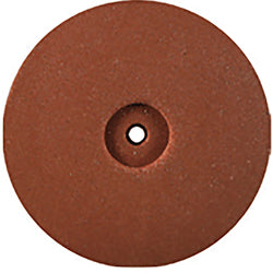 ORO - Silicone Wheel, Brown, M, 22 dia.x 3.5mm t, 1.6mm AH (50 pk)
