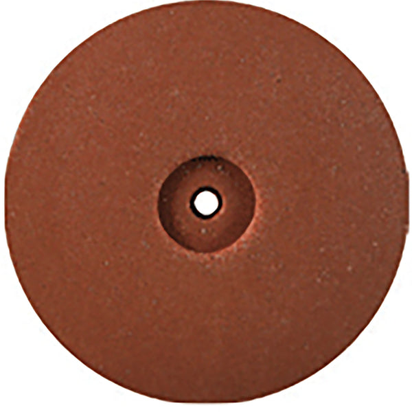 ORO - Silicone Wheel, Brown, M, 22 dia.x 3.5mm t, 1.6mm AH (50 pk)