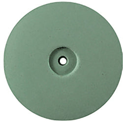 ORO - Silicone Wheel, Green, F, 22 dia.x 3.5mm t, 1.6mm AH (50 pk)