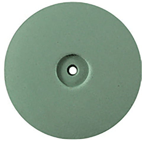 ORO - Silicone Wheel, Green, F, 22 dia.x 3.5mm t, 1.6mm AH (50 pk)