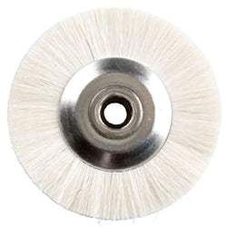 ORO - Unmounted Disc, White Goat Hair, 3.2mm AH, 25.4mm d (50 pk)