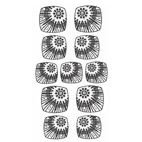 Rolling Mill Pattern, Mikel's Flower (2” X 3.5”) by RMR