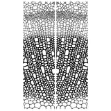 Rolling Mill Pattern, Cell Structure of Leaf (2” X 3.5”) by RMR