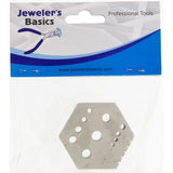 Jeweler's Basics® - Hexagonal Anvil, 15 Holes,  1.75" x .75"