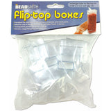 Tube Plastic Rect W/flip Top, 7/16 x 1 x 1 ½ -20/bg