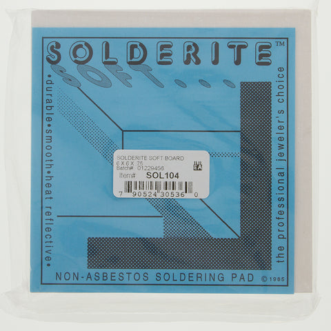 Solderite Soft Board, 6 x 6 x .75