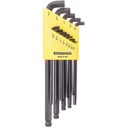Set 13 Stubby Ball End L-wrenches .050”-3/8”