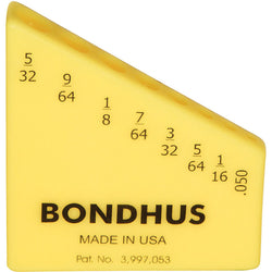 Bondhex Case Holds 8 L-Wrenches .050-5/32” (1pc Bulk)