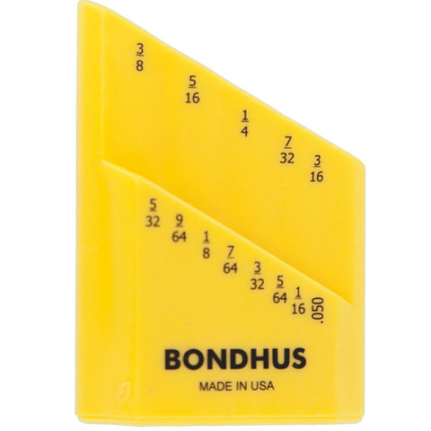 Bondhex Case Holds 13 L-Wrenches .050-3/8” (10 pk)