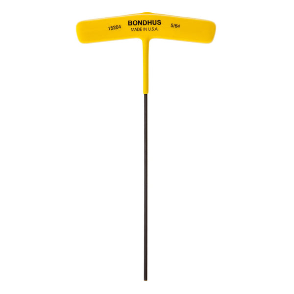 Hex - 5/64” Hex T-Handle 6” Length (Carded)