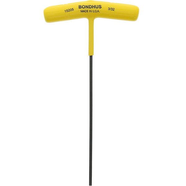 Hex - 3/32” Hex T-Handle 6” Length (Carded)