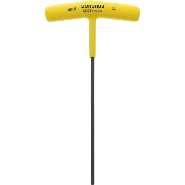 Hex - 1/8” Hex T-Handle 6” Length (Carded)