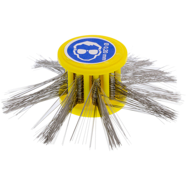 Matte Wire Brush 34/80/25mm 0.60mm - Green