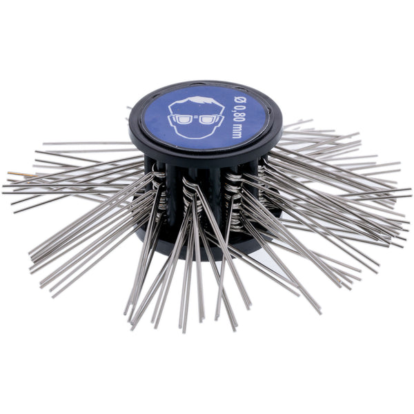 Matte Wire Brush 34/80/25mm 0.80mm - Black