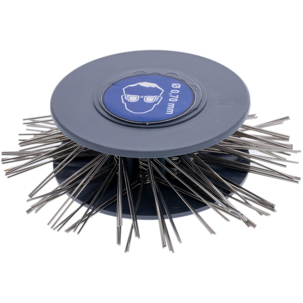 Matte Wire Brush 60/100/25mm 0.70mm - Gray