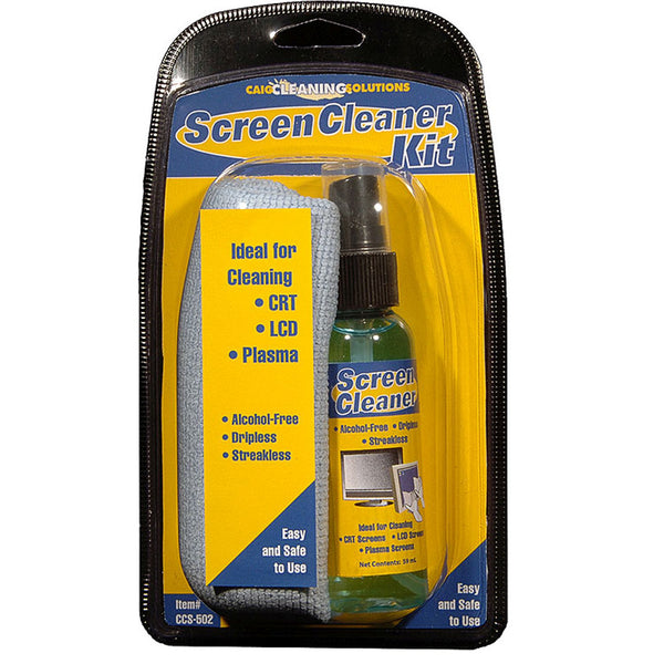 Screen Cleaner Kit, with microfiber glove Alcohol-free 2 oz.